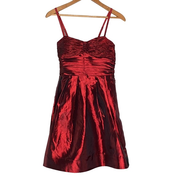 Forever 21 Semi-Formal Formal Taffeta Color Shift Dress Size Small - Picture 9 of 9